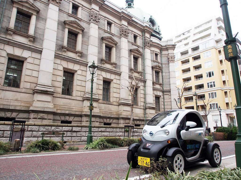 Nissan Car Sharing Elettrico Yokohama Tre Quarti